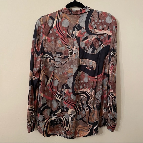 Esprit Silk Pop Over Blouse - Picture 6 of 9